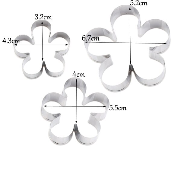 Molde de silicona de pétalos de cerezo y ciruela, Fondant, flores, decoración de pasteles, pasta de goma de Chocolate, arcilla de azúcar artesanal, porcelana fría CS367
