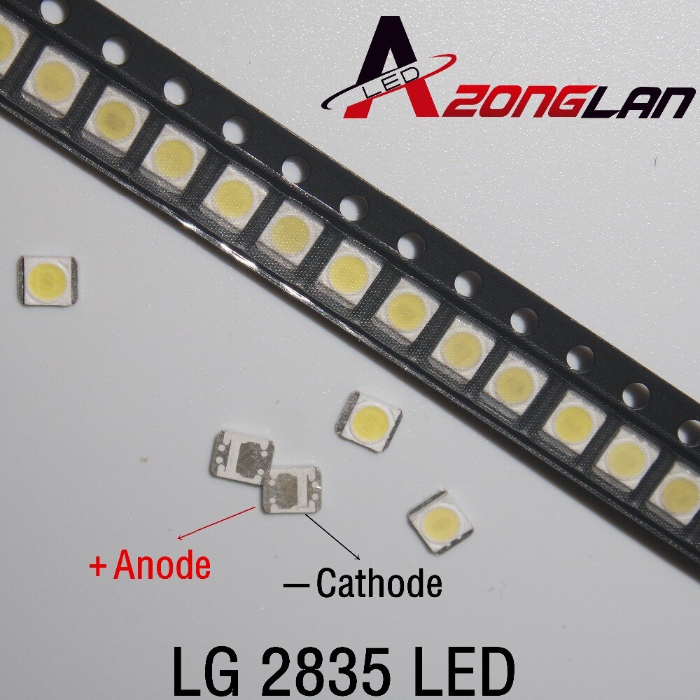 3528 2835 3V SMD LED 1W LG 1000PCS/Lot Cold White 100LM For Television LED Backlight