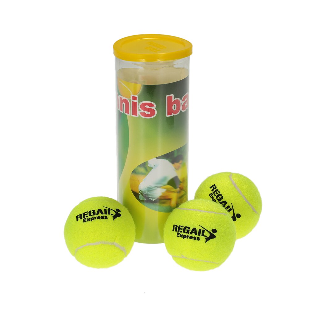 3 stk/boks tennis treningsball trening høy spenst trening slitesterk tennisball nybegynner konkurranse treningsballer