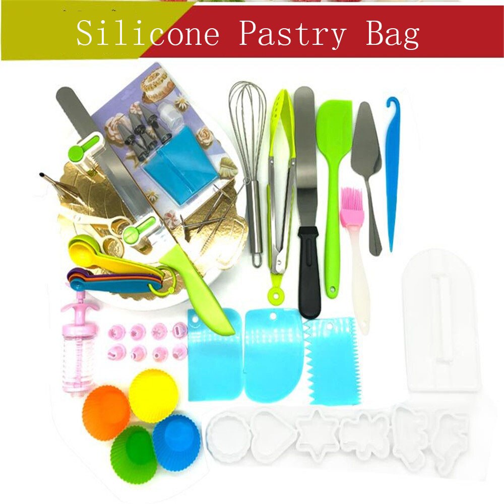 41 PCS/Set Metal Icing Pastry Piping Nozzles Tips Set Fondant Cake Decorating Tools Cake Decorating Tools: C2012