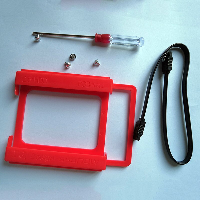 Support de disque dur SSD 2.5 à 3.5, support de montage en plastique pour adaptateur de disque dur PC
