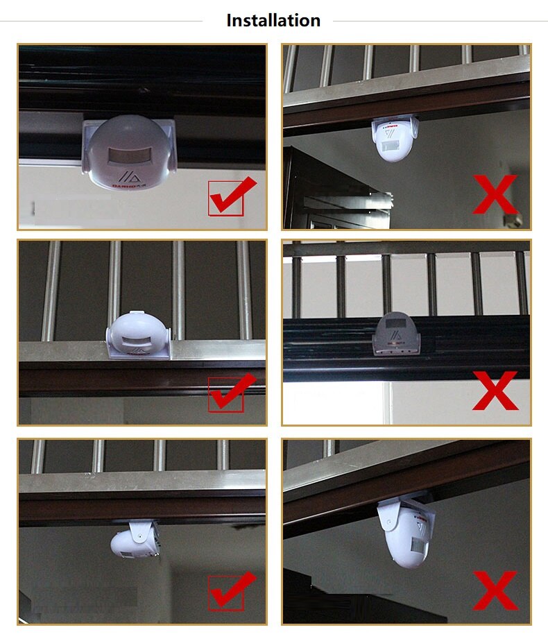 Darho Wireless Smart Home Infrared Sensor Welcome Doorbell Electronic Welcome Doorbells Device Modern House Door Bell