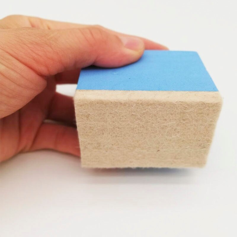 Filtbelagt blok glas finish plating krystal svamp glas olie fjernelse film uld filt glas affedtning film biltilbehør