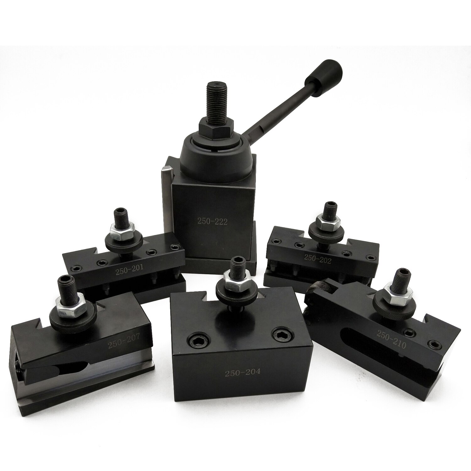 250 Wedge Type Quick Change Toolpost Gereedschaphouder Staal Tool Rest Tool Post Quick Change Gereedschap Kit Tool Post Voor draaibank Gereedschap