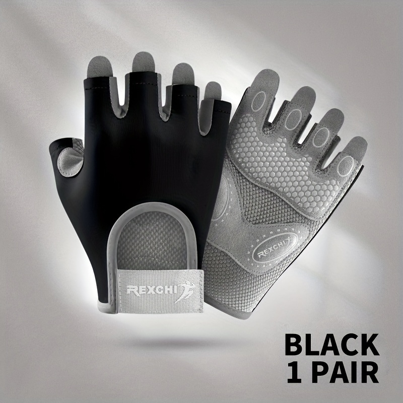 Breathable Half-Finger Fitness Gloves for Men and Women, Performance with Our Durable Half-Finger Gloves, Hand-Washable Gloves