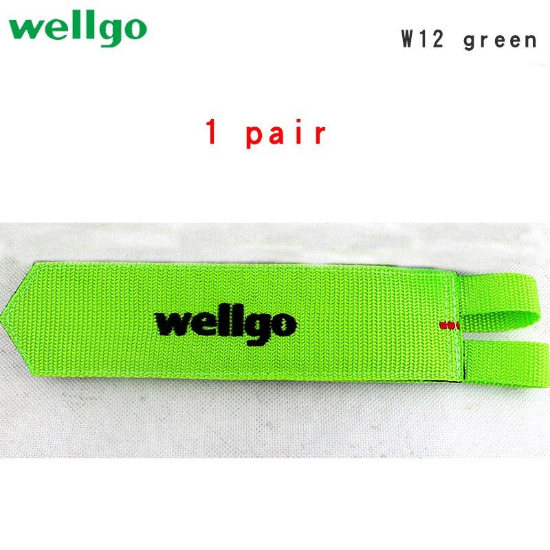 1 paire de sangles de pédale de vélo en Nylon Wellgo, ceinture à Clip d'orteil pour vtt, bande de pédale de vélo de route de montagne, sangle de pédale de cyclisme à engrenage fixe: Rouge