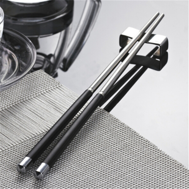 Chinese Chopstick Rest Eetstokjes Houder Lepel Stand Rack Kussen Vorm Frame Art Craft Keuken Gereedschap Accessoires