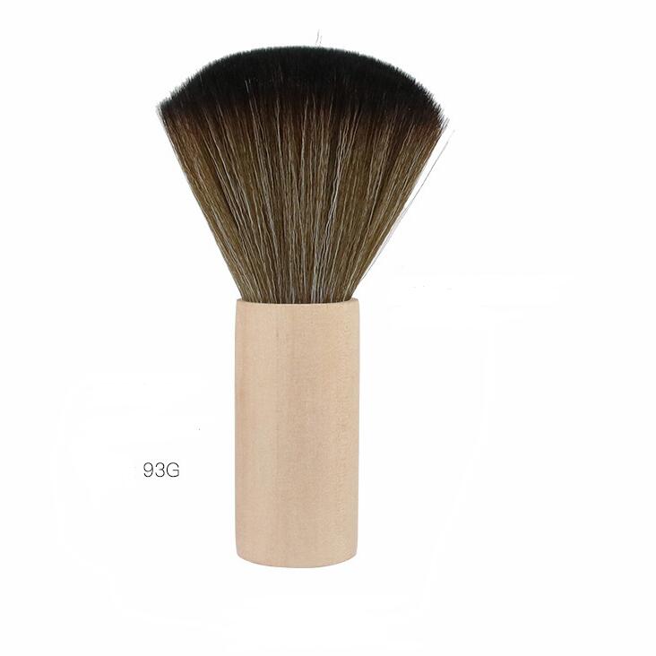 Cepillo de limpieza de barbería Ultra suave, cepillo de pelo para barrer el cuello, cepillo de polvo facial para salón, Herramienta de Peinado del hogar, 1 unidad