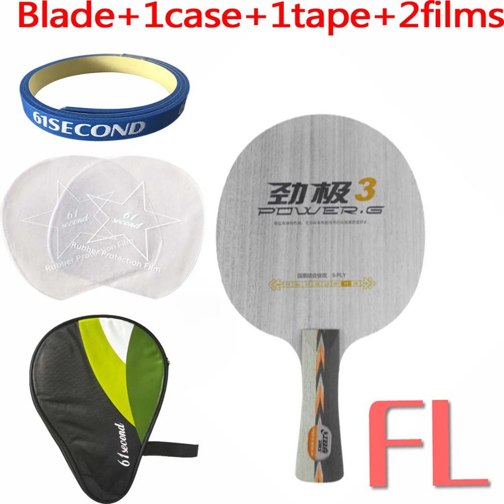 DHS POWER.G3 PG3 PG.3 PG 3 Table Tennis PingPong Blade: FL with H 1 case