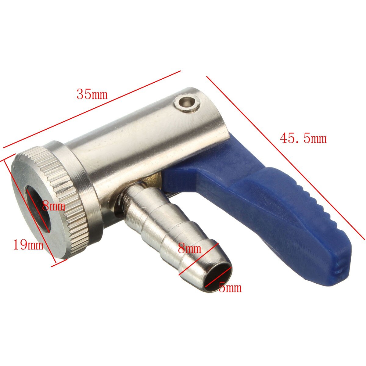 6mm /8mm Car Auto Truck Tyre Wheel Tire Air Chuck Inflator Pump Valve Clip Clamp Connector