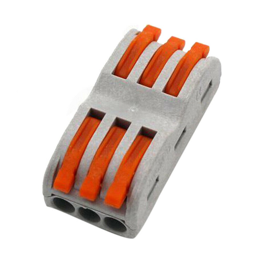 10 Pcs Universal Heat Resistant Electrical Cable Insulation Fast Wire Connector Terminal Luminaire Lighting Power Supply Home: 2