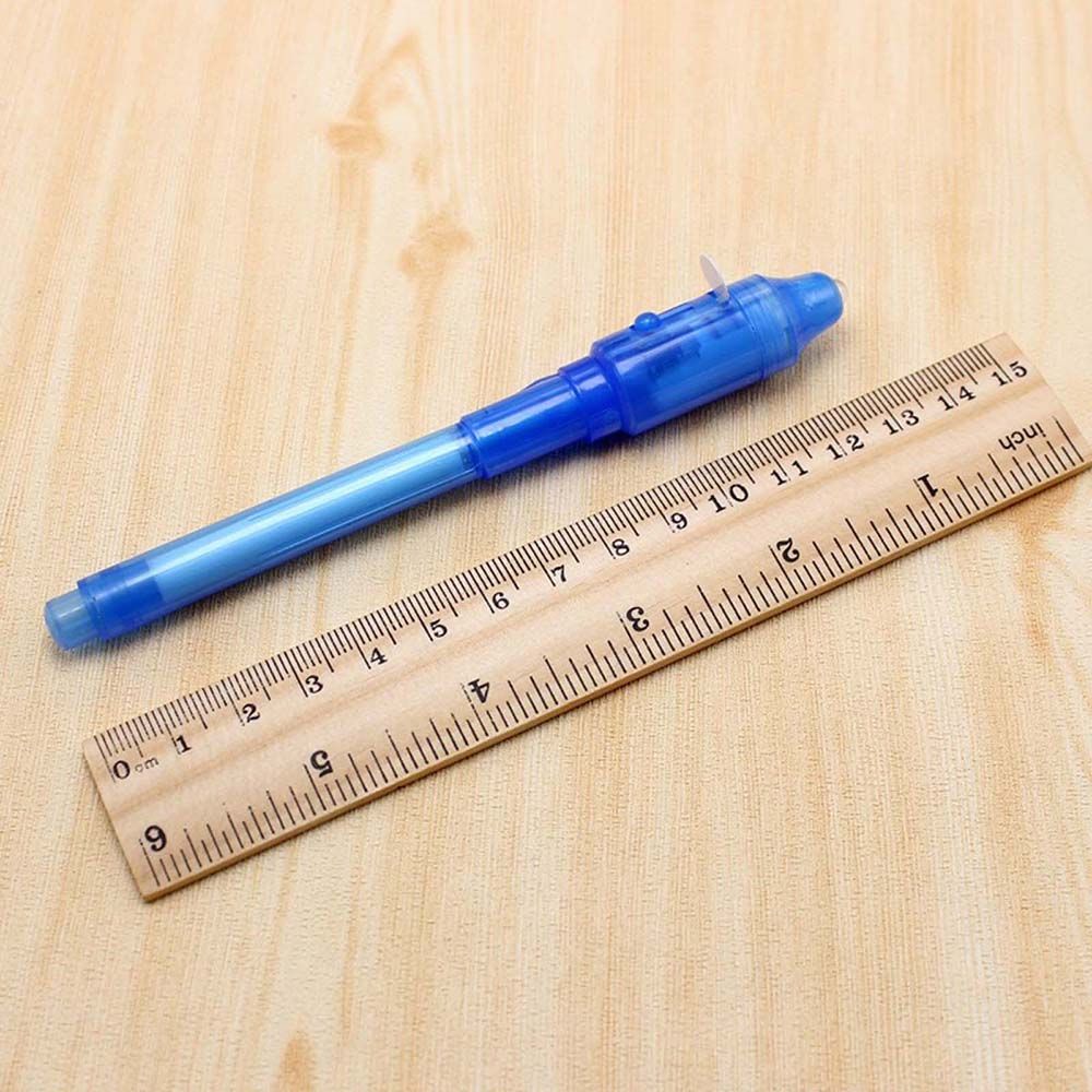 Pen Education Toys Lnvisible Luminous Pen Magic Color Pen 2 In 1 Light Pen Luminous Pen Invisible Ink Pen LED Lamp Pen: blue