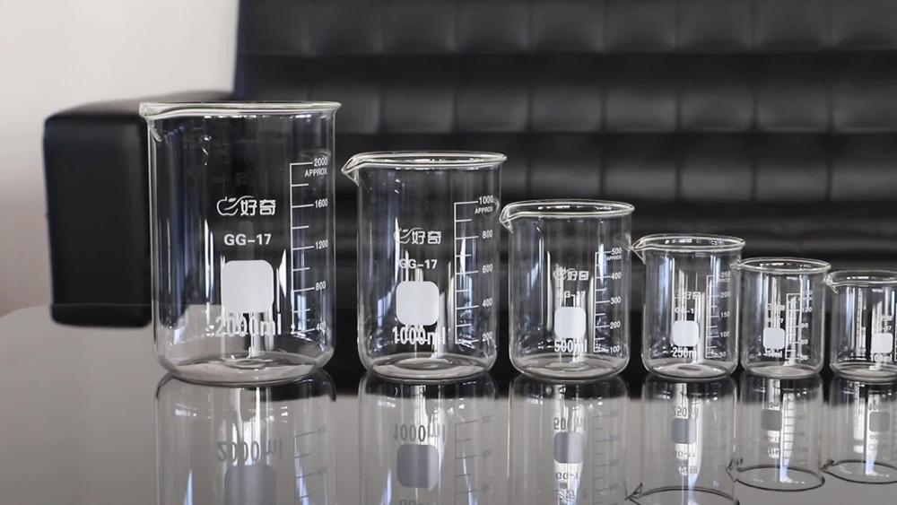 Laboratory Supplies Chemical Beakers Laboratory Glass Beakers Glass 250 ml Glass Beakers 2000 ml Capacity