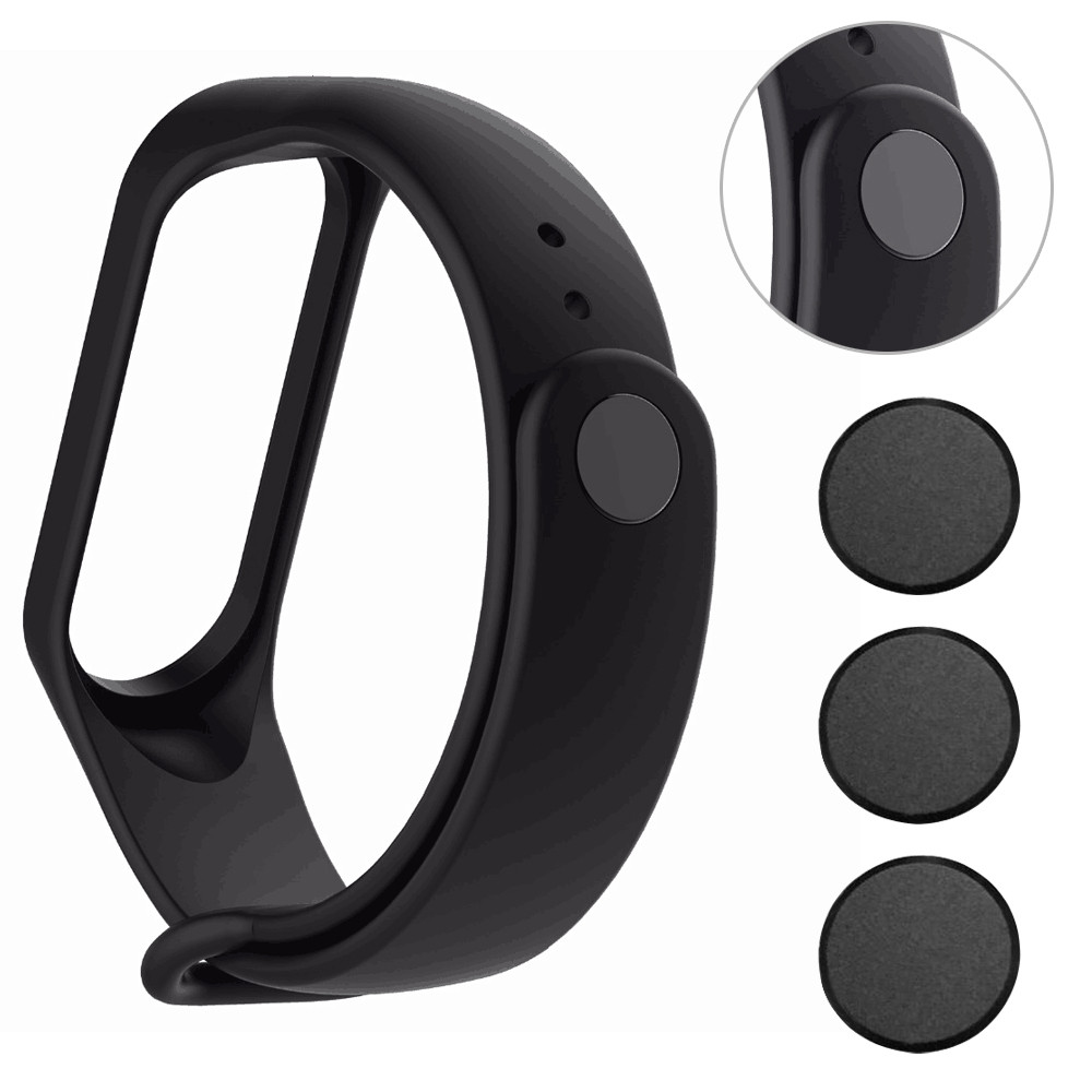 5 stk mi band 3 5 spenne bånd 4 6 knapper erstatning for xiaomi mi band 3 4 5 6 stilig for xiaomi mi band 3 4