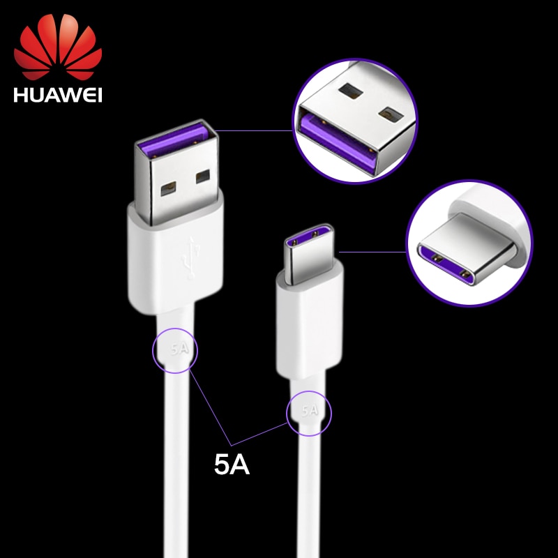 100% original huawei usb tipo c cabo 5a p20 p30 pro supercharge cabo carregador rápido super carga cabo de dados 1m companheiro 9 10 20 30