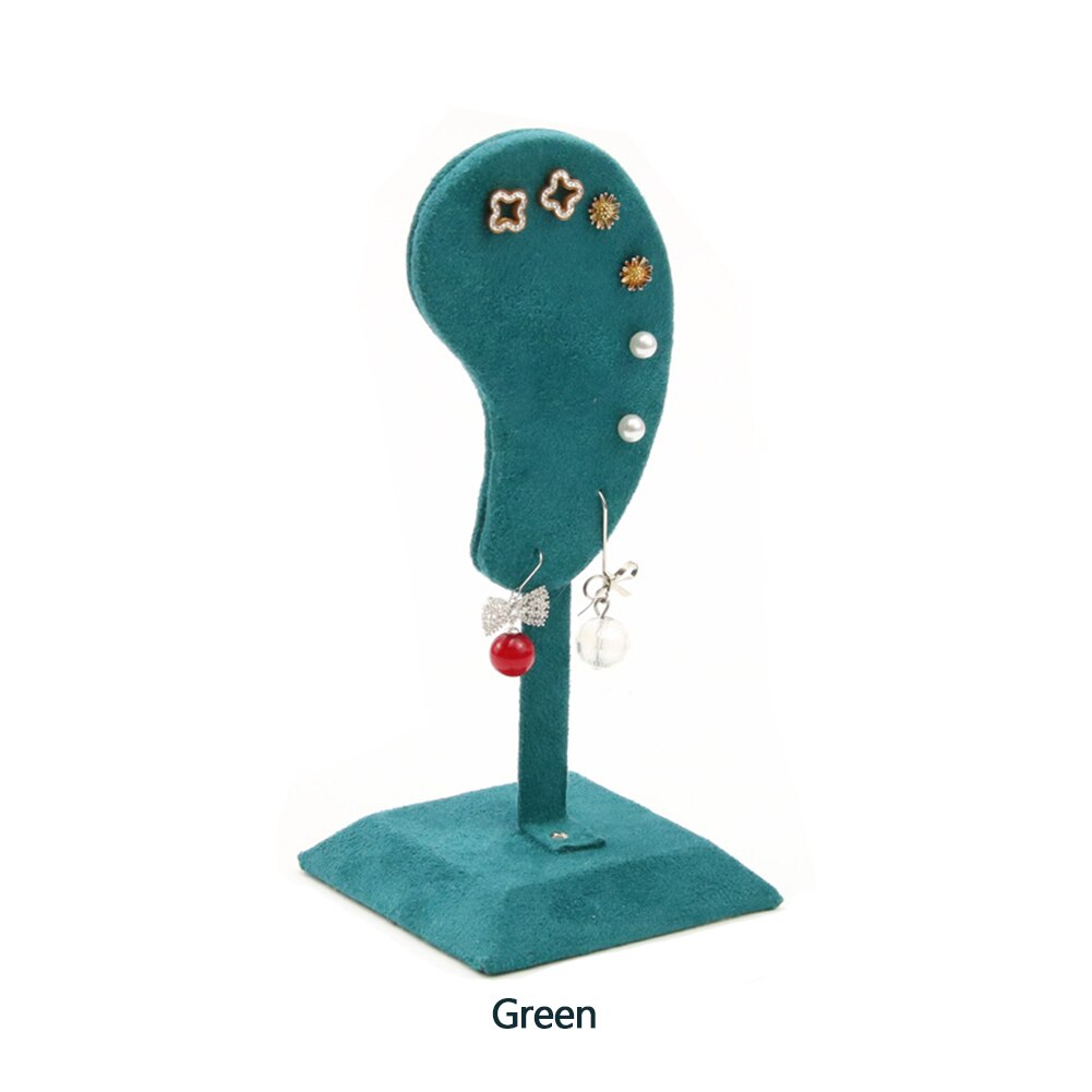 Øreringeholder hylde øre stil sjove øreringe stud opbevaringsstativ smykker butik display stand t-bar: 04