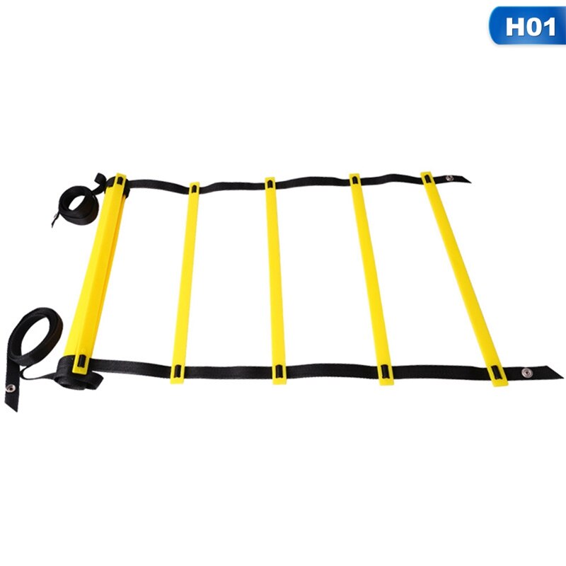 Adjustable Outdoor Soccer Football Training Ladder Durable Agility Ladder for Speed Training Fitness Football Agile Pace: 3m 6 knots