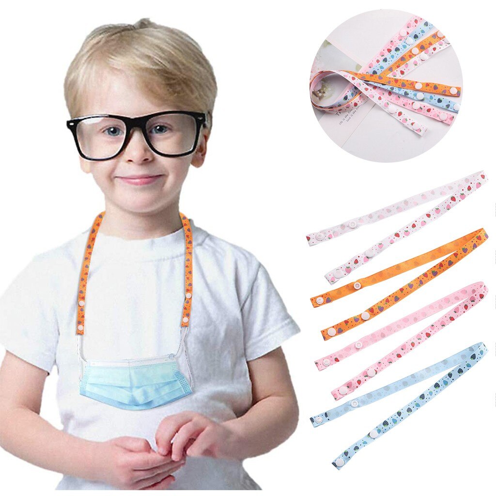 Kleurrijke Masker Lanyard Masker Elastische Band Anti-verloren Anti Masker Opknoping Touw Verstelbare Masker Touw Met Haken naaien Accessoires
