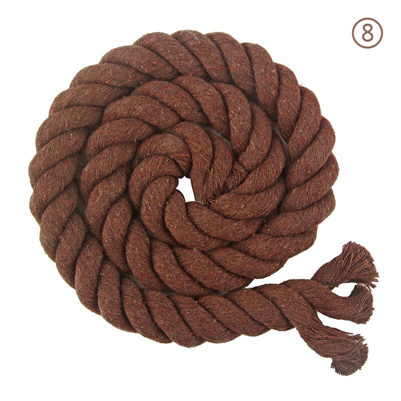 Cordon en coton torsadé de 2 mètres, 20mm, haute ténacité, corde décorative pour sac de maison, accessoires textiles pour la maison, artisanat