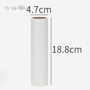 Vanzlife tålig rullgolv klibbigt rullpapper huvudbyte papper kärna sned rivande dammuppsamlare klibbigt papper: 1 st