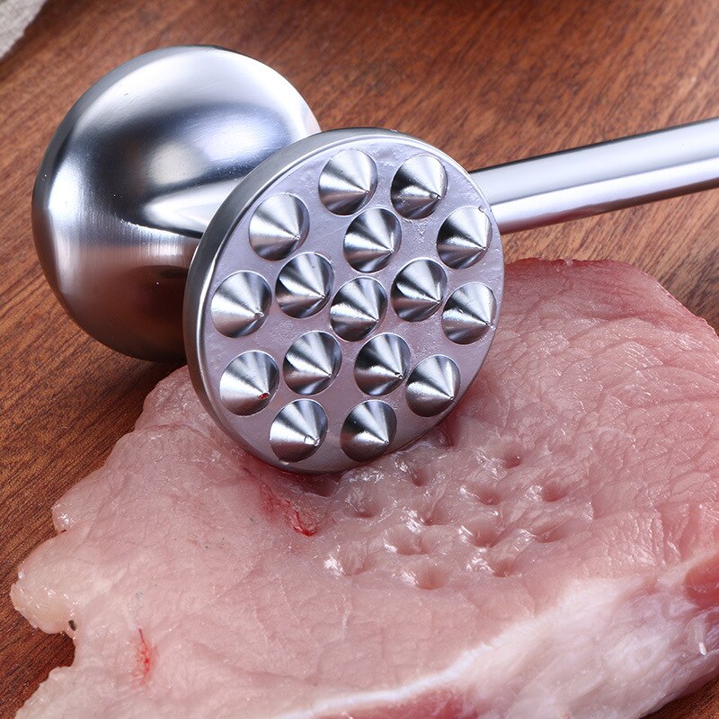 Zinc Alloy Meat Hammer Loose Meat Hammer Pork Chop Steak Hammer Pork Floss Tender Meat Hammer Kitchen Tools
