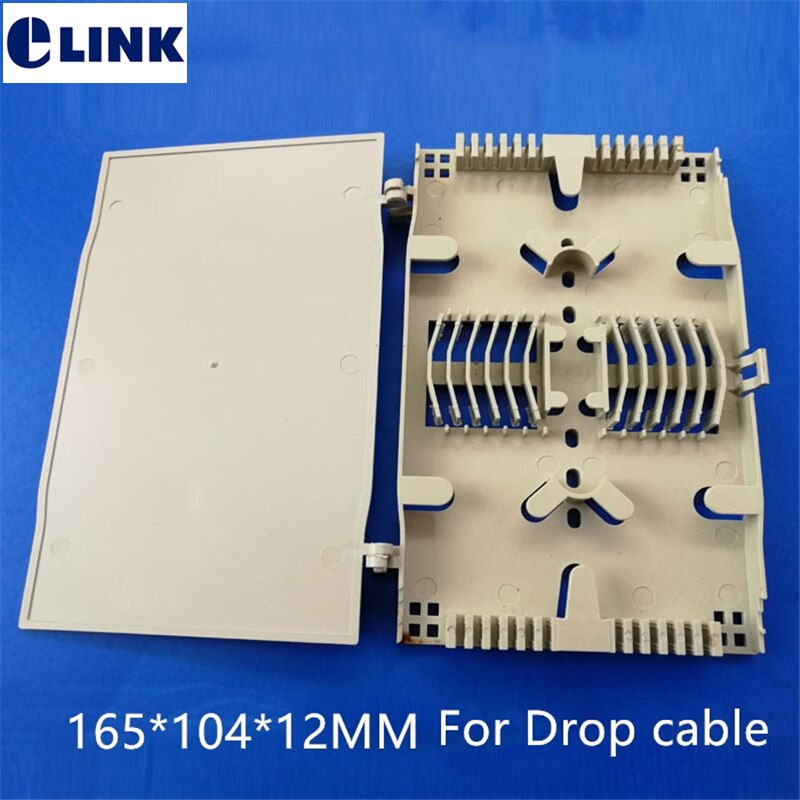 20pcs 12 cores fiber splice tray for ftth cable ftth optical plastic cassette splice tray factory sales ELINK