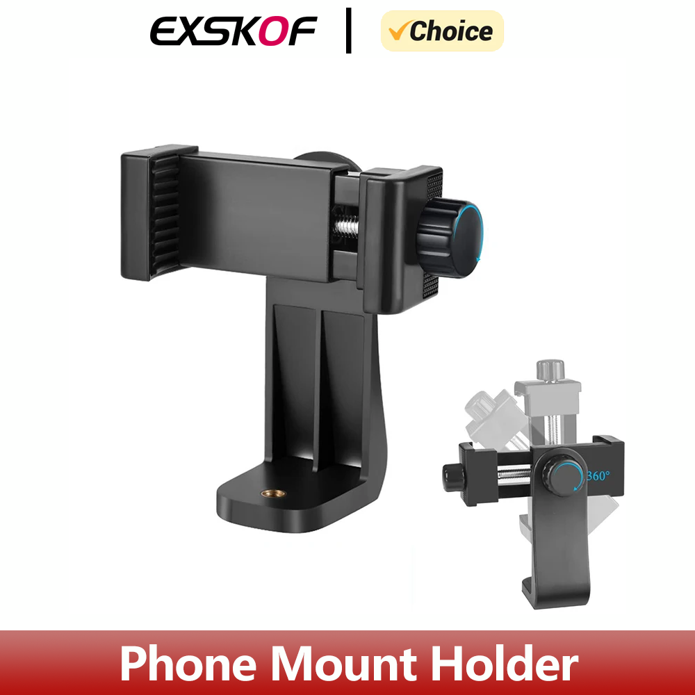 Trépied support de téléphone adaptateur standard, appareil photo numérique rotatif, support rapide, monopode réglable pour iPhone, caméscope, téléphones portables