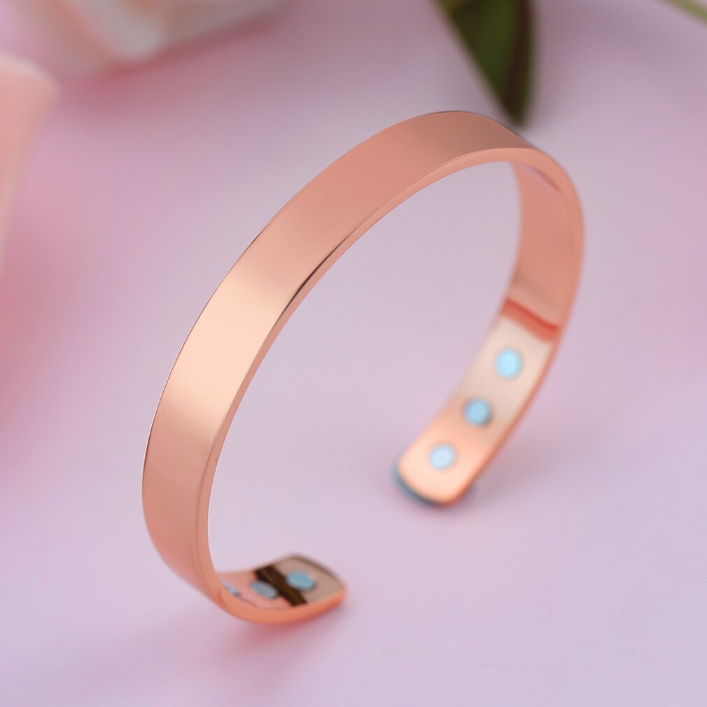 Modieuze Unisex Magnetische Armband Zuiver Koper Energie Magnetische Gezonde Zorg Armbanden Armband Gezonde Sieraden