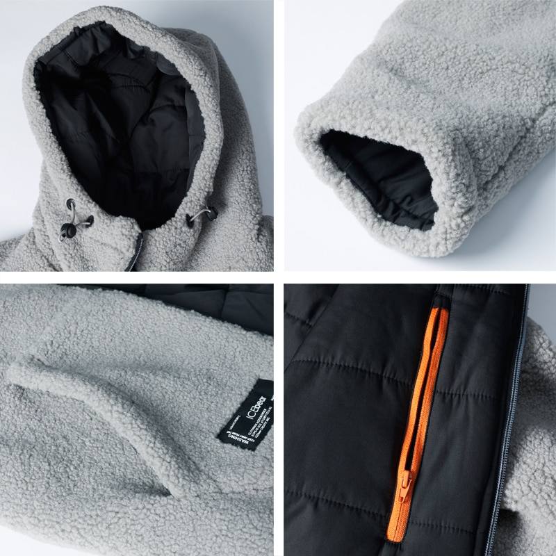Icebear Winter Vrouwen Jas Korte Katoenen Jas Polar Fleece Jas Unisex Kleding MWC20966D