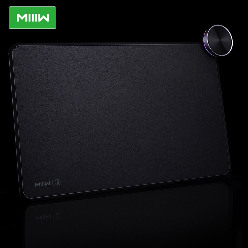 MIIIW Mouse Pad Smart Qi Standard Support Mix2S Wireless Charging Mousepad ABS Mouse Mat RGB Light Mouse Pad