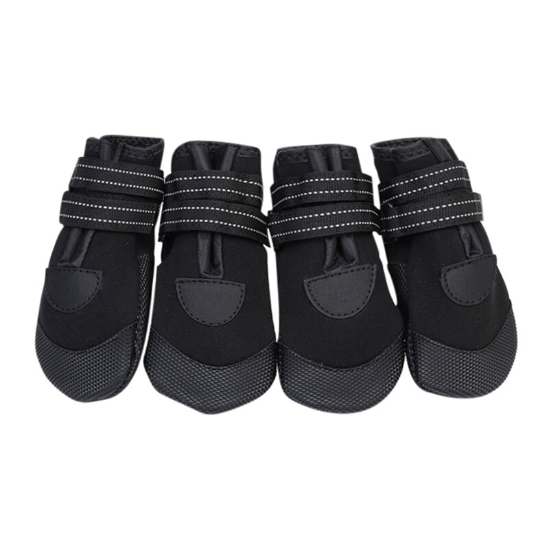 Uecleao Lot De 4 Chaussures Pour Chien - Protection Des Pattes - Iperéables Et Antidérapantes