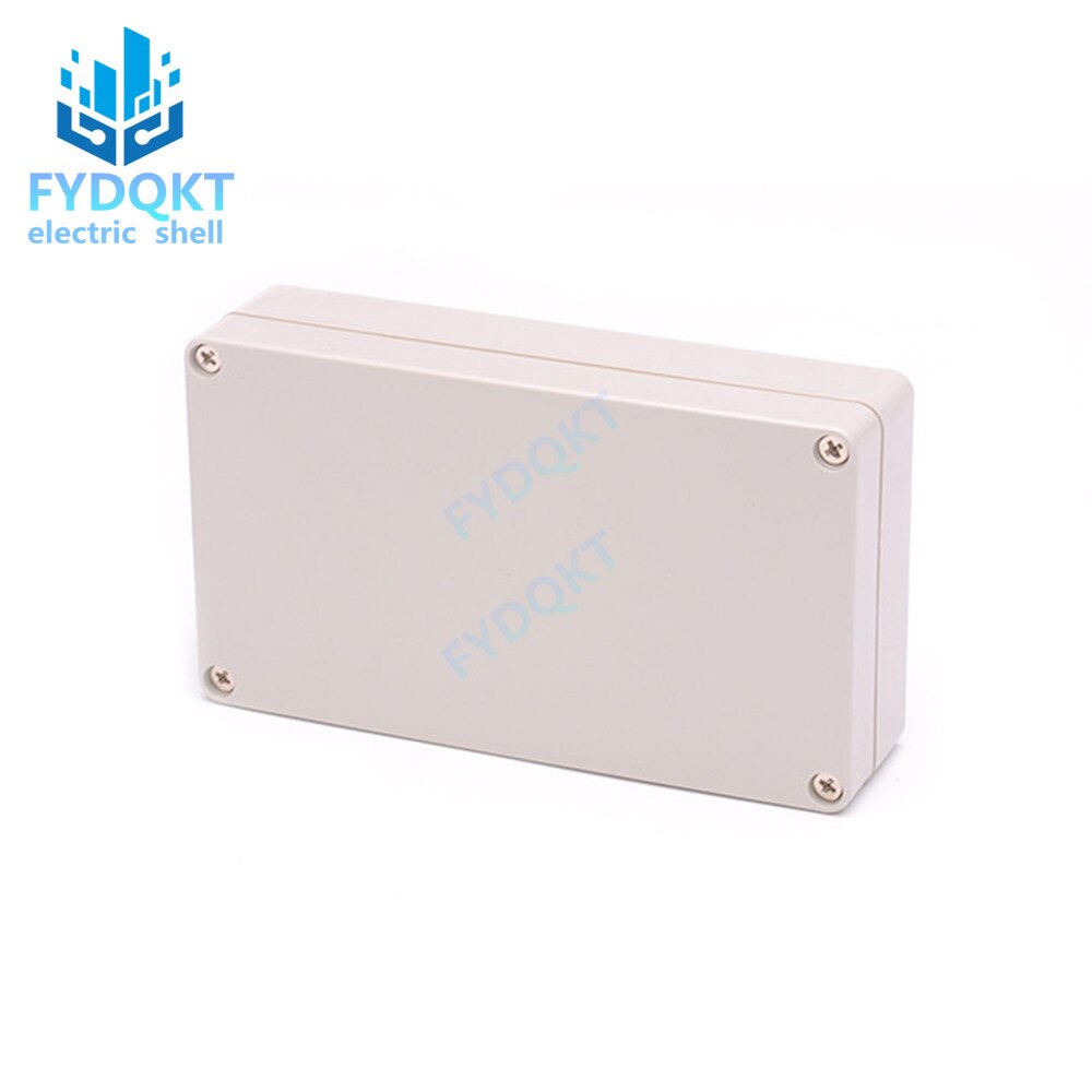 Caja De Conexiones Impermeable IP65 De ABS (26.3x18.5x9.5cm) - Proyecto Electrónico Para Bricolaje, Blanca Con Tornillos