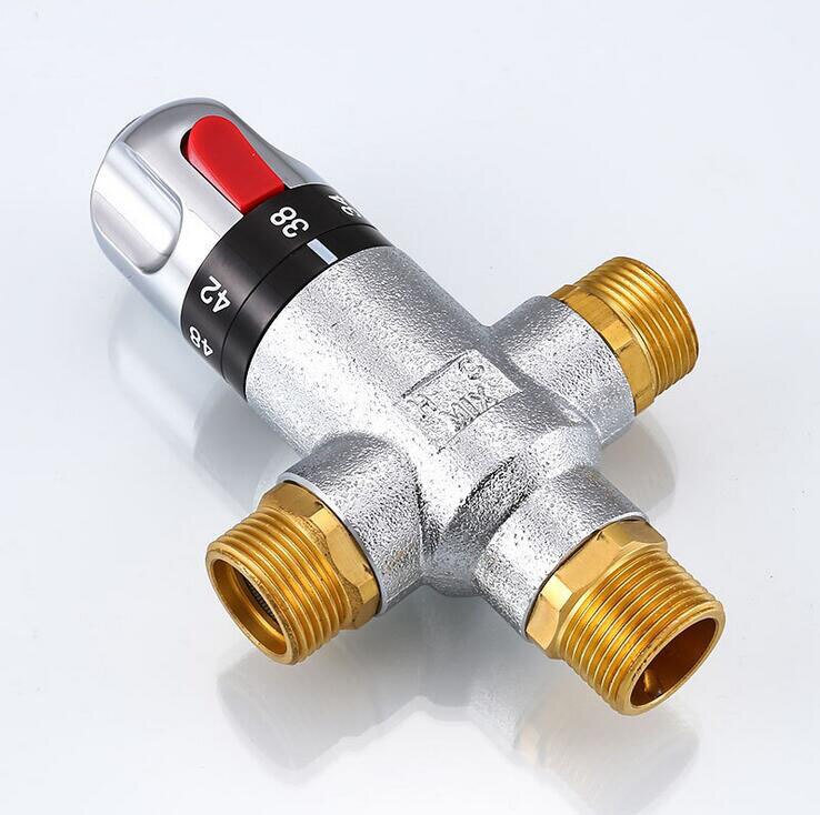Bathroom wash basin temperature control valve, Brass thermostatic valve temperature mixing valve, Kitchen/Toilet filling valve