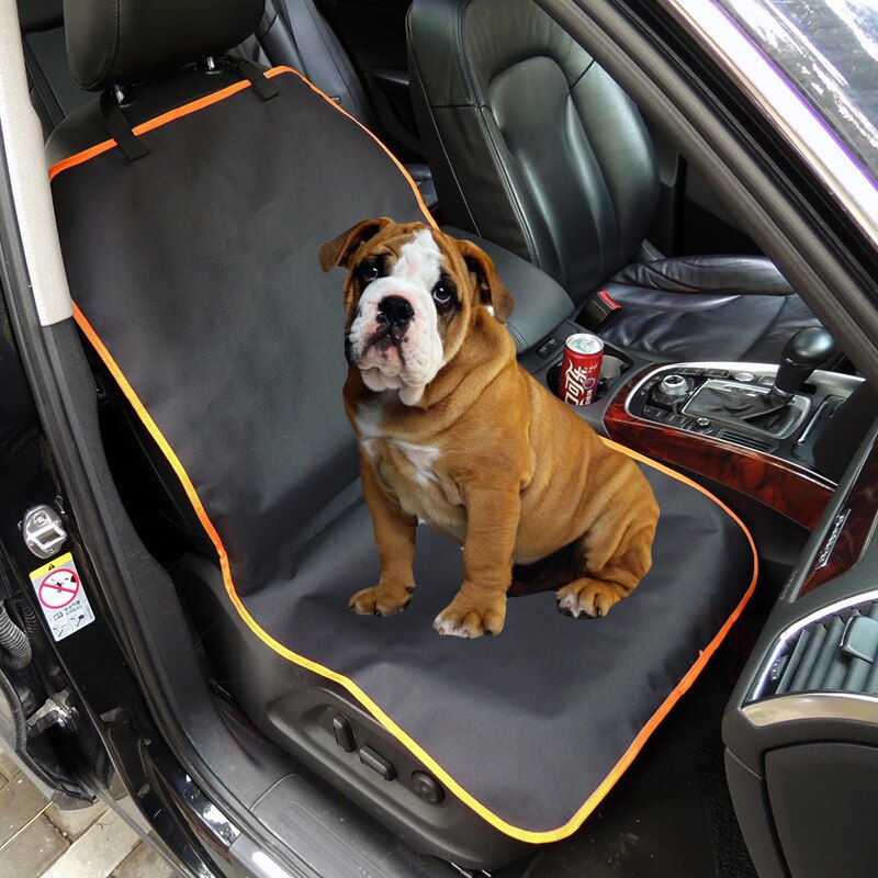 Oxford Voetafdruk Hond Carriers Achter Back Waterdichte Pet Car Seat Cover Matten Hangmat Protector Met Veiligheidsgordel: style3 Black