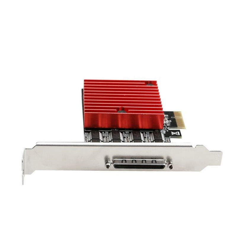 8 bærer  rs232 com til pci uttrykke kontrollerkort  db9 seriell pcie stigerørkort