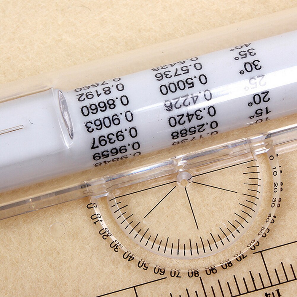 1PC Roll Ruler Parallel Ruler Universal Foot Chiban Angle Rule Balancing Scale Drawing Reglas Multi-purpose Rolling Rule