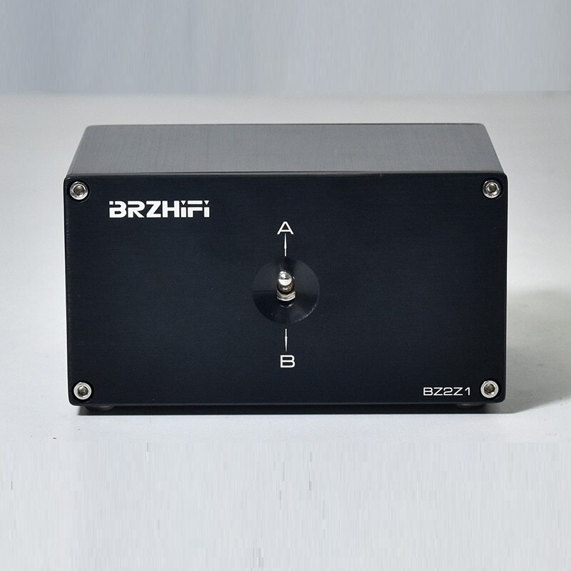 On 2 Input 2 Output Audio Switcher Amplifier Speaker Switch Converter 2 Power Amplifiers And 2 pairs of Speakers Switch