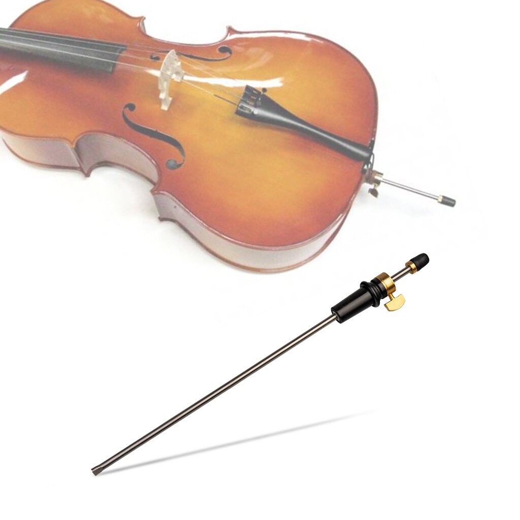 Lommi Verstelbare Cello Eindpin Anker Antislip W/O-Ring Stopper Dikke Pad Anti-Kras Spons 4/4 Cello Snaren Tailrod Endpin: Cello Endpin 4