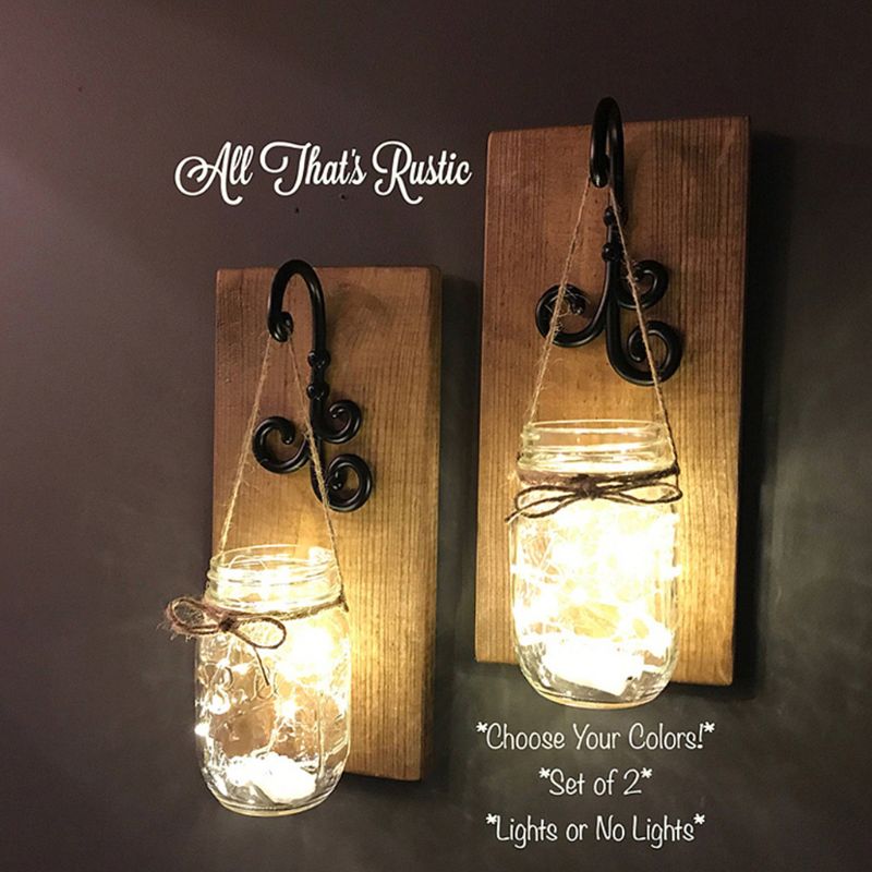 20 LED Solar Fairy Xmas Light Lamp Mason Jar 2M Warm White Lights Hanging Lantern Outdoor Patio Garden Decor T8WE