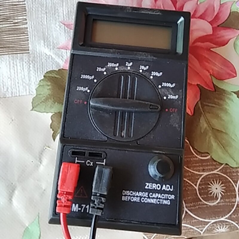 CM7115A Capacitance Meter Digital Multimeter LCD Display Measurement Tool ,Dual Slope Integrated A/D Converter System