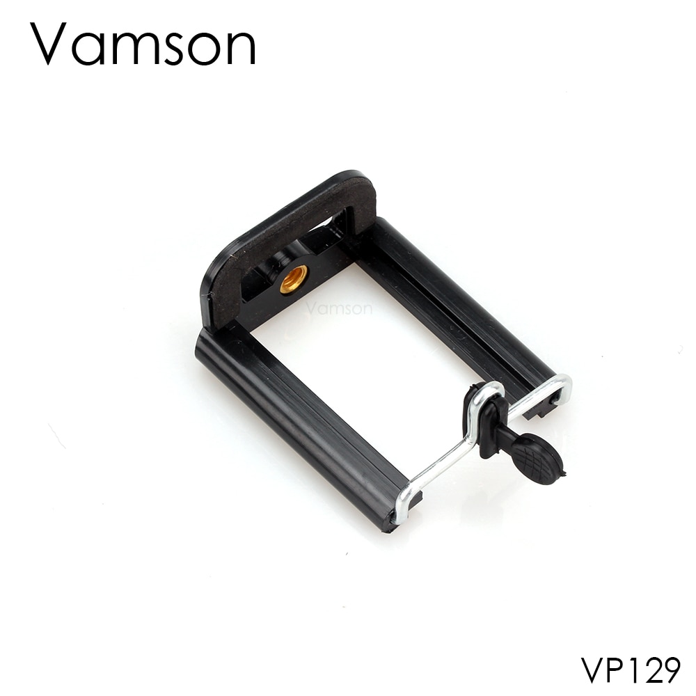 Vamson Universele Mobiele Telefoon Houder Adapter Voor Smart Telefoon Camera Mobiele Statief Beugel Clip Accessoires Stand-Alone VP129