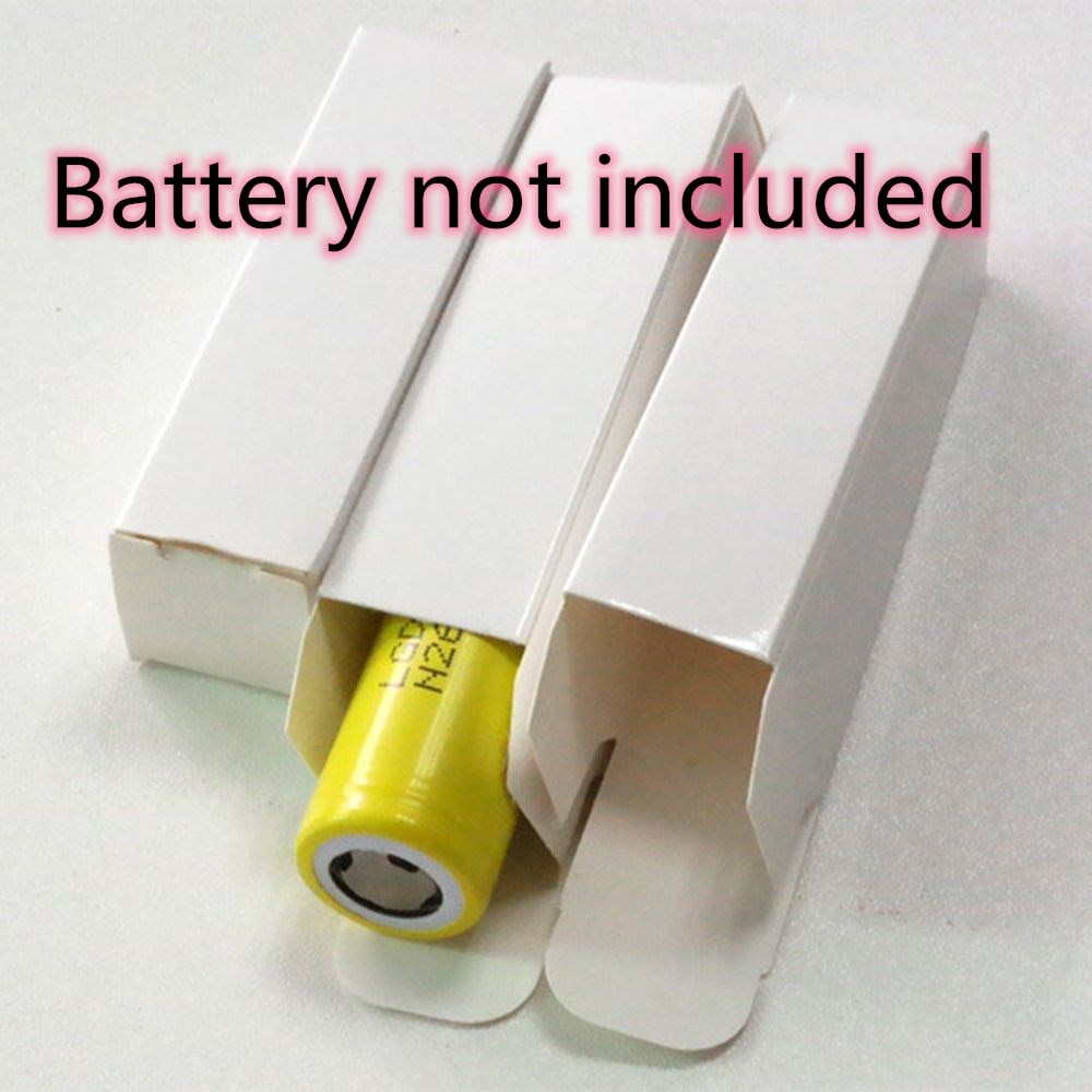 10Pcs/Wit Papier Batterij Pakket Box Voor Enkele 18650 Batterij Beste Geschikt Bescherming Handig Nuttig