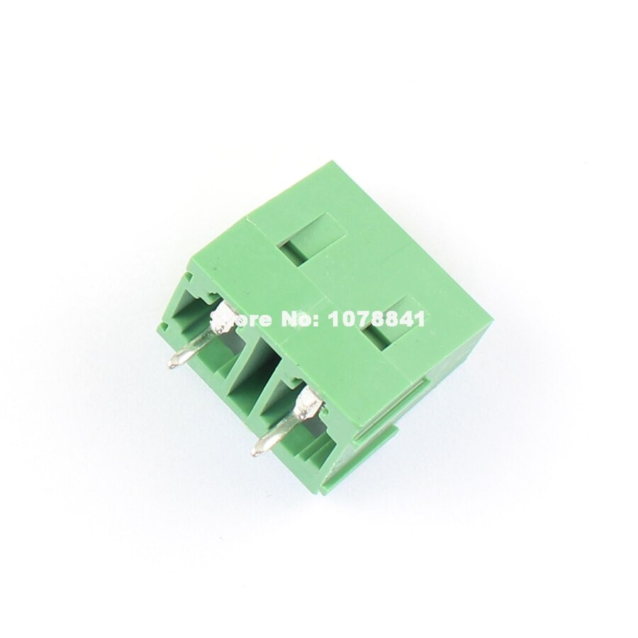 10pcs 7.5mm Pitch 2 Pin 2 Poles Straight PCB Screw Terminal Block 300V 10A