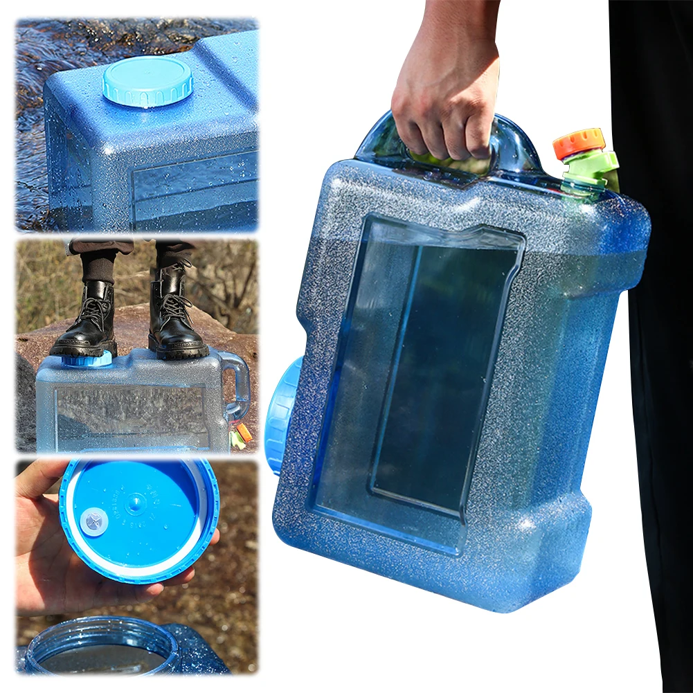 15/18/19/20/22/24/25L Auto Wateremmer Grote Capaciteit Drinkwater Emmer met Kraan Draagbare Auto Water Emmer Rijden Pure