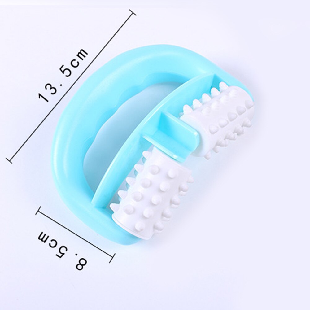 D Type Fat Control Dual Roller Massager Cellulite Abdomen Legs Fast Anti Fatigue