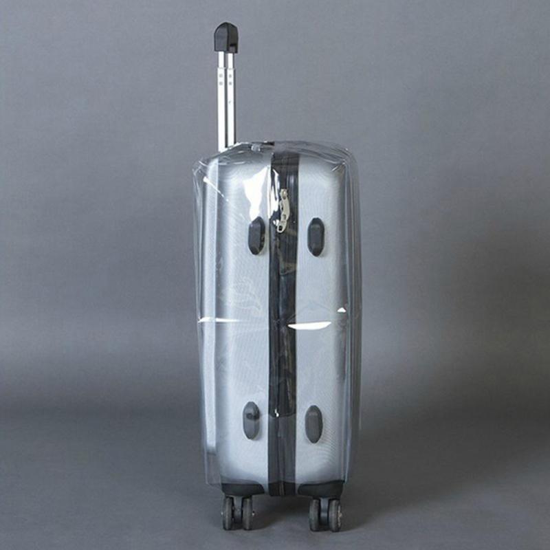 Reizen Waterdichte PVC Verdikking Transparante Bagage Cover Maat 20, 22, 24, 26, 28 stofdicht Beschermende Koffer Cover #15