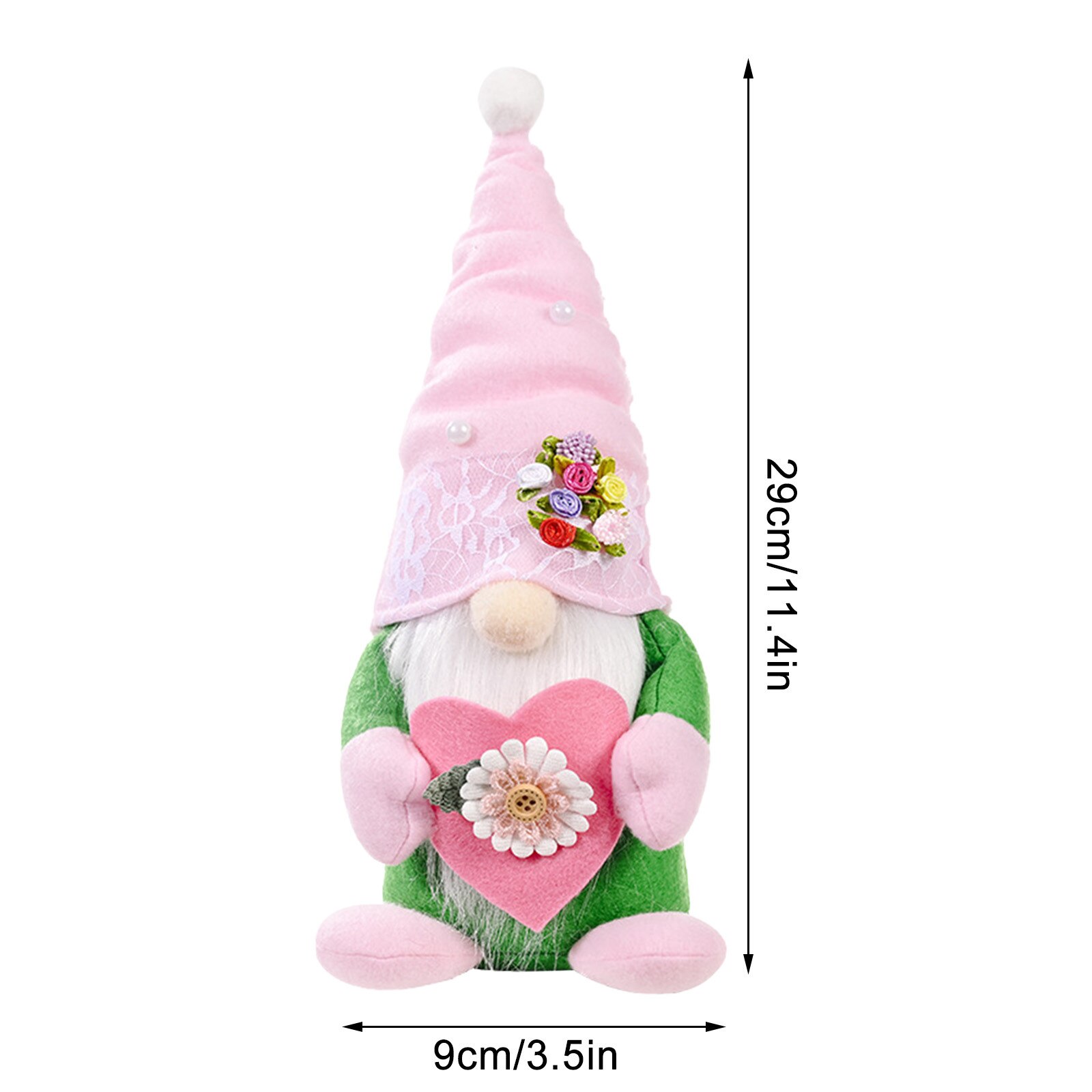 Spring Flowers Dwarf Gnome Mother's Day Gnomes Home Decoration Stuffed Soft Doll Cushion Sofa Pillow Xmas: J