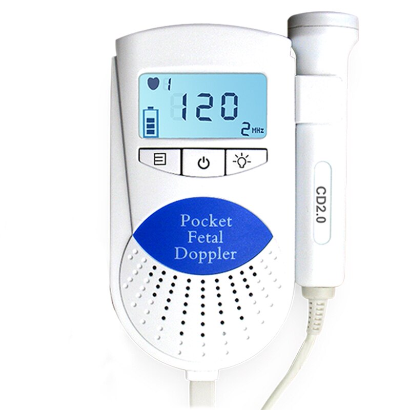 Prenatale Foetale Doppler Met Display 2Mhz Probe Zak Echografie Prenatale Doppler Foetale Baby Care Voor Huishoudelijke