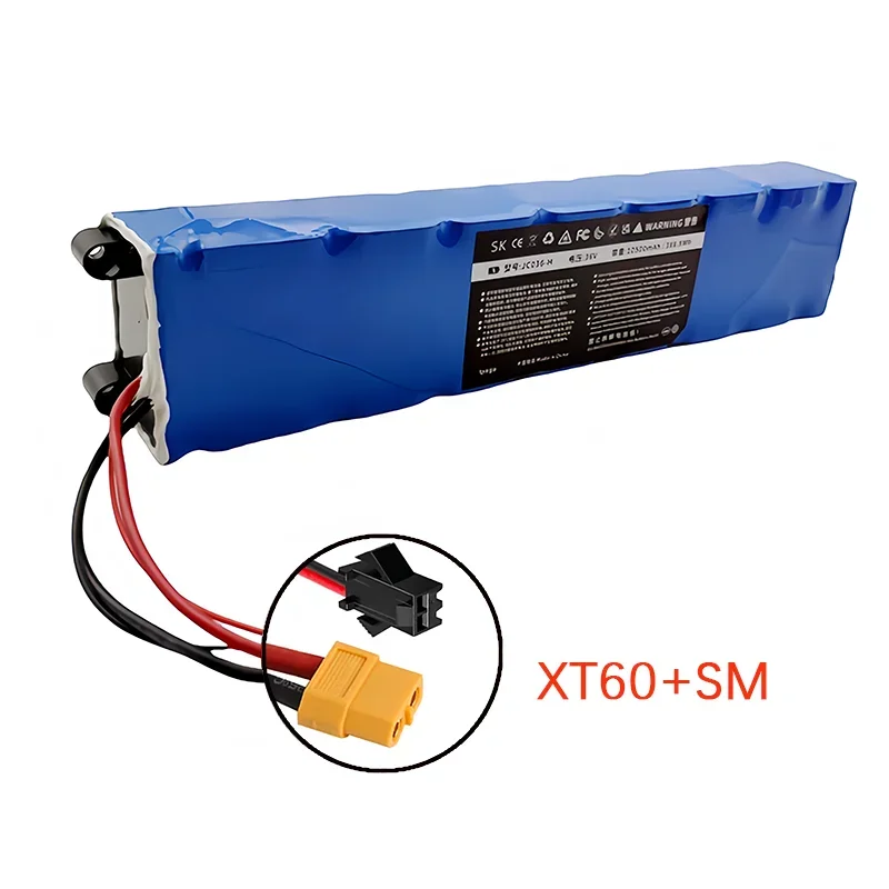 10s 3p 36 v 10500 mah 36 v electric scooter battery 18650 lpega lithium  m365 electric scooter 36 v battery scooter: Gray
