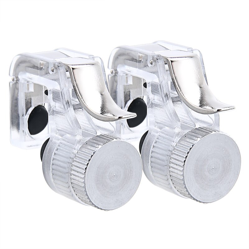 Pohiks 1 par de juego para teléfono móvil botón de disparo teléfono inteligente Metal gatillo de juego Shooter para i-phone P-UBG